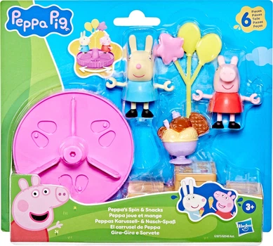 Игровой набор Peppa Pig Figurines серии Моменты с Пеппой Карусель и лакомства (G1873)