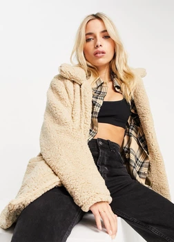 Куртка зі штучного хутра 42, CARAMEL (300075-4)