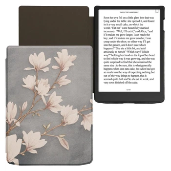 Обкладинка чохол kwmobile Flip для PocketBook 743K3 InkPad Color 3 Magnolias