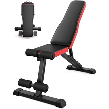 Силовая скамья 300 кг, складна Rockvale черный YDE006