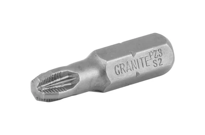 Насадка викруткова GRANITE PZ3 25 мм ¼" S2 набір 10 шт 10-93-251