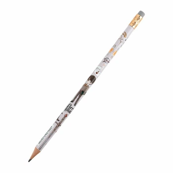 Карандаш Kite Harry Potter "Гарри Поттер" НВ графитный с резинкой белый корпус (HP26-056)