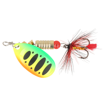 Блесна ZEOX Reactive №3 6г 015 Fluo Tiger/Black Dot
