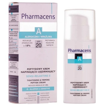 Крем для обличчя Pharmaceris A Sensi-Relastine-Е SPF20 підвищує пептидний тонус і пружність шкіри 50 мл