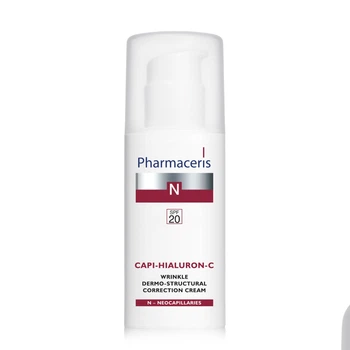 Крем для лица Pharmaceris N Capi-Hialuron-C SPF20 дермаструктурирующий корректирующий морщины 50 мл