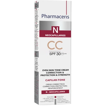 Крем-CC Pharmaceris N Capilar-Tone тонуючий для куперозної і гіперчутливої шкіри SPF 30 40 мл