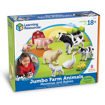 Ігровий набір Фігурки тварин ферми: мама та малюк Learning resources LER0835