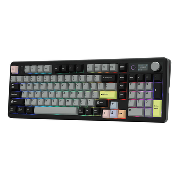 Клавіатура бездротова EPOMAKER TH99 PRO Creamy Jade Switch Black