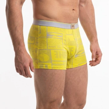 Мужские трусы BaMeiNu BP-0555 XL боксеры желтый буквы