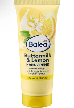 Крем для рук Balea Buttermilk & Lemon Handcreme з пантенолом 100 ml