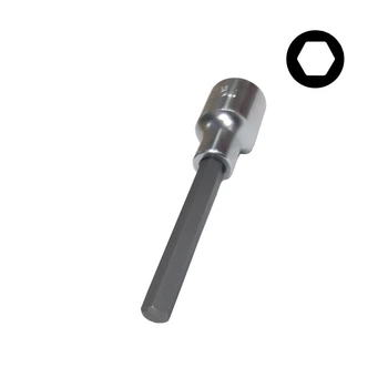 Бита длинная 6-ти гранная Toptul в головке под 1/2" HEX 8