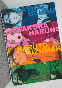 Скетчбук Наруто Naruto 30 листов А5 на пружине 19003