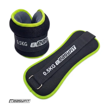 Утяжелители EasyFit Comfort 0,5 кг для ног и рук с металлом (пара) неопреновый утяжелитель
