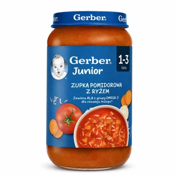 Дитячий суп Gerber Junior Томатний із рисом від 12 місяців 250 г