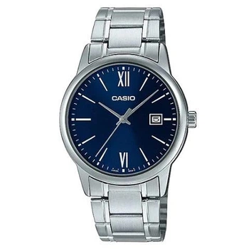 Чоловічий годинник Casio MTP-V002D-2B3 синій 30 м