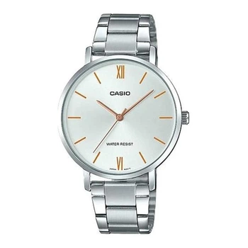 Женские часы Casio LTP-VT01D-7B белые 30 м