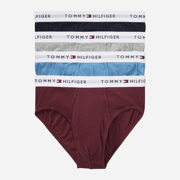 Набір трусів брифів чоловічих бавовняних Tommy Hilfiger 771869864 L 4 шт Базовий мікс (1161300840)
