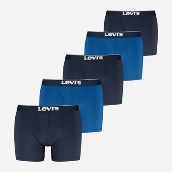 Набор трусов боксеров мужских Levi`s 98686914 L 5 шт Синий (1159864044)