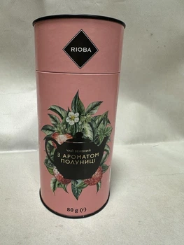 Чай зеленый Rioba с ароматом клубники 80 г