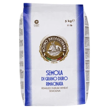Мука Molino Dalla Giovanna Semola di Grano Duro Rimacinata 5 кг