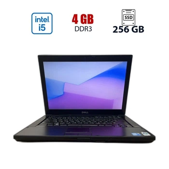 Ноутбук Б-класс Dell Latitude E6410 / 14" (1280x800) TN / Intel core i5-560M (2 (4) ядер по 2.66 - 3.2 GHz) / 4 GB DDR3 / 256 GB SSD / Intel HD Graphics / WebCam б/у