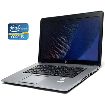 Ноутбук HP EliteBook 850 G1 / 15.6" (1366x768) TN / Intel Core i5-4300U (2 (4) ядра по 1.9 - 2.9 GHz) / 8 GB DDR3 / 128 GB SSD / Intel HD Graphics 4400 / WebCam / Win 10 Pro б/у