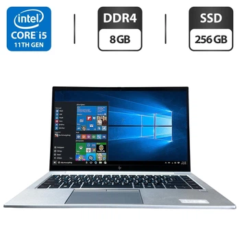 Ультрабук HP EliteBook 840 G8 / 14" (1920x1080) IPS / Intel Core i5-1135G7 (4 (8) ядра по 2.4 - 4.2 GHz) / 8 GB DDR4 / 256 GB SSD / Intel Iris Xe Graphics / WebCam б/у