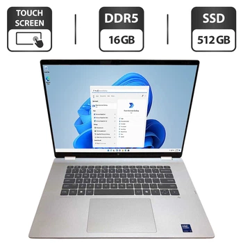 Ультрабук-трансформер HP OmniBook 7 Flip 16-au0017nr 2-in-1 / 16" (1920x1200) IPS Touch / Intel Core Ultra 5 226V (8 ядер по 2.1 - 4.5 GHz) / 16 GB DDR5 / 512 GB SSD / Intel Arc 130V Graphics / WebCam б/у