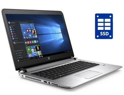 Ноутбук HP ProBook 430 G3 / 13.3" (1366x768) TN / Intel Core i3-6100U (2 (4) ядра по 2.3 GHz) / 8 GB DDR3 / 120 GB SSD / Intel HD Graphics 520 / WebCam / Windows 10 Home б/у