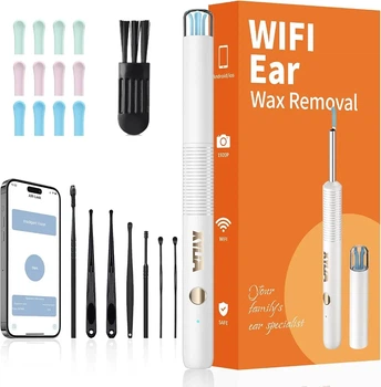 Набор для удаления ушной серы с камерой Xylla Wi-Fi, 1920 FHD, отоскоп iOS , Android