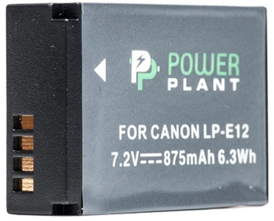 Акумулятор PowerPlant для Canon LP-E12 (DV00DV1311)