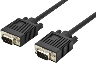 Кабель Digitus VGA, M/M, 2 х феррит, 3м Black (AK-310103-030-S)