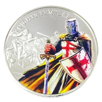 Монета-сувенир KNIGHTS TEMPLAR, серебро 4см в капсуле (Cs - 1016)