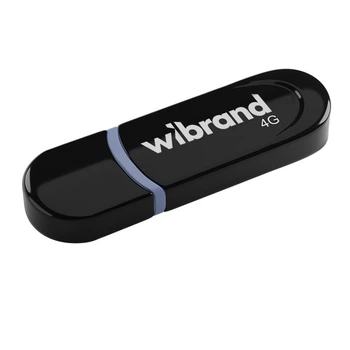Флеш-накопитель USB 4GB Wibrand Panther Black (WI2.0/PA4P2B)
