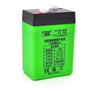 Акумуляторна батарея літієва QiSuo 6V 10Ah з елементами Li-ion 18650