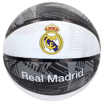 Баскетбольный мяч Real Madrid Размер 7 Бело-черный (8412842776203)
