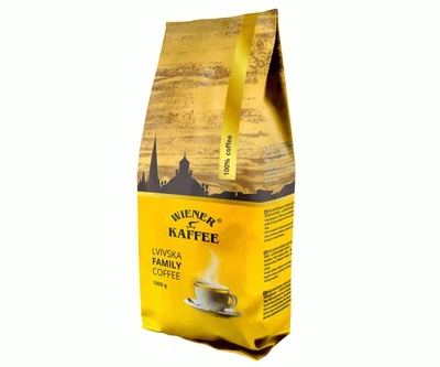 Кава зернова Wiener Kaffee Family Coffee 1 кг