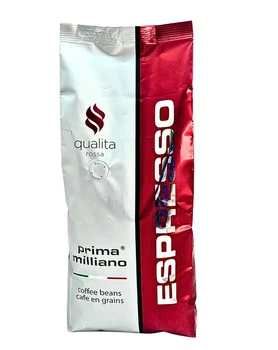 Кава у зернах Prima Milliano Espresso Qualita Rossa 1 кг