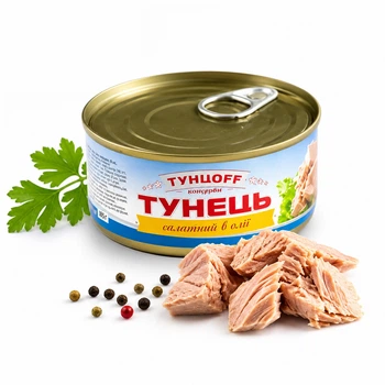 Тунец салатный в масле TUNTSOFF 150 г