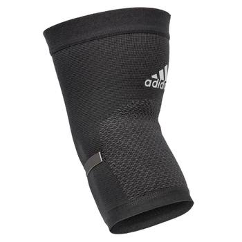 Фиксатор локтя Adidas черный унисекс поддержка мышц для тренировок эластичный бандаж