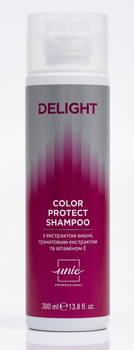 Шампунь для захисту кольору фарбованого волосся UNIC Professional Delight Color Protect Shampoo, 300 мл