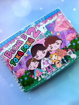 Весна в тока бока 2 игра на липучках альбом книга тока бока toca boca avatar world