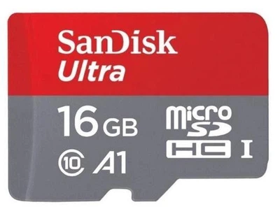 Карта пам’яті microSDXC SanDisc Ultra 16 GB UHS-I U1, для смартфона, камери, відеореєстратора