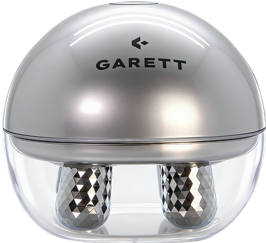 Масажер для обличчя і шиї Garett Beauty Pretty Face Glow Сріблястий
