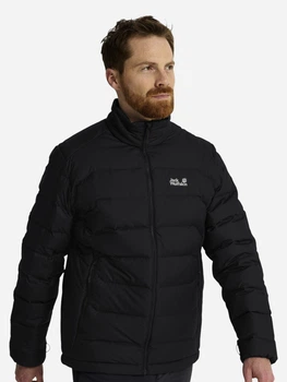 Пуховик короткий мужской Jack Wolfskin Wild Pass Down Jkt M Rds A66299-6000 2XL Черный (4064886758949)