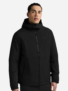 Куртка демисезонная с капюшоном мужская Jack Wolfskin Pamir Jkt M A65048-6000 L Черная (4064886545532)
