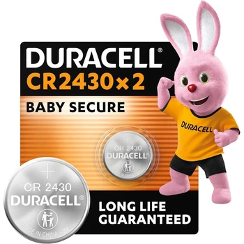 Батарейка Duracell CR2430 3V літієва (2шт) (5000394152090)