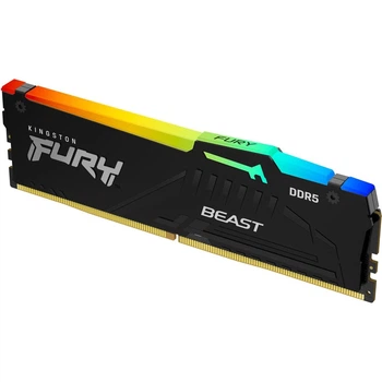 Модуль памяти DDR5 Kingston FURY Beast RGB 16GB 5200MHz (KF552C40BBA-16) [173666]