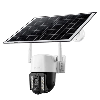 IP-камера BAVIN SC-803 4G IP66 с солнечной панелью 8 Вт и аккумулятором 8000 mAh White