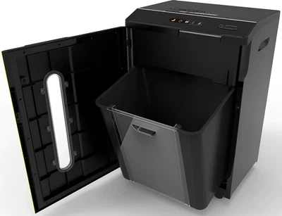 Шредер shredMARK 1201HS с режимом реверс для уничтожения Скоб, Скрепок, Бумаги и пластиковых карт - Измельчитель документов для офиса
